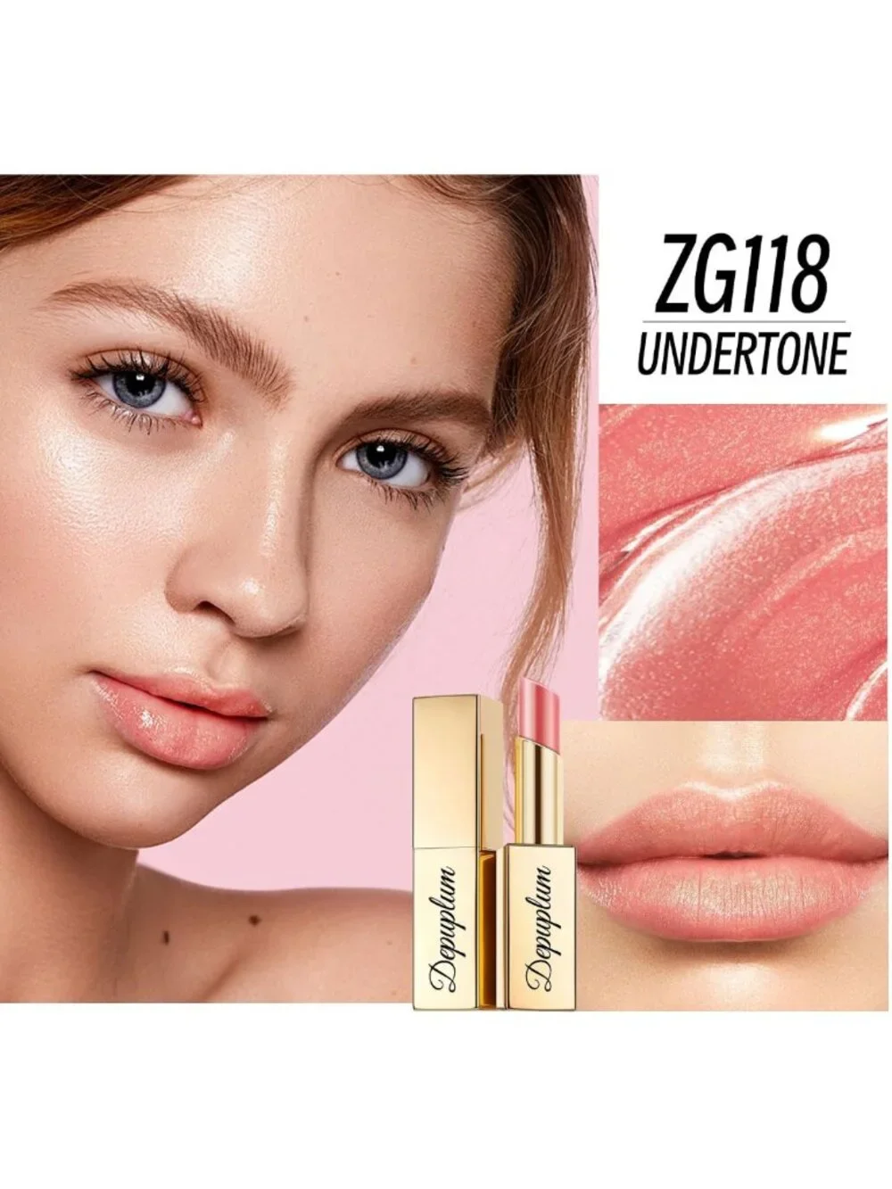 Vibrant Hot Pink & Nude Lipstick Set | Shimmer Tinted Balm, Hydrating